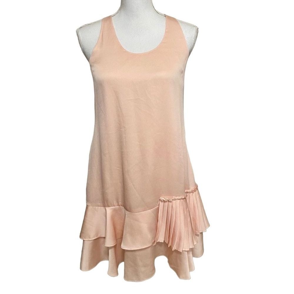 NWOT Banana Republic Ruffle Shift Dress Size 2 Petite